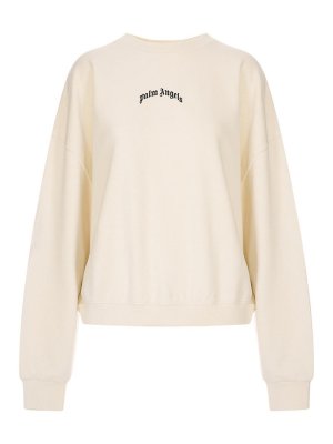 Palm Angels: Sweatshirts & Pulls - Sweat-Shirts - Blanc