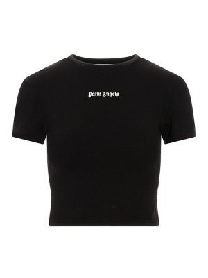 Palm Angels: t-shirts - Classic Logo Baby Tee