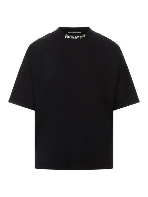 Palm Angels: T-shirts - T-Shirt - Schwarz