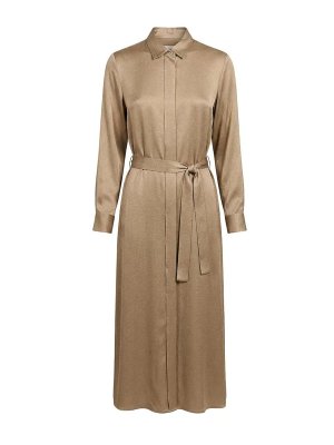PESERICO: Knielange Kleider - Knielanges Kleid - Braun