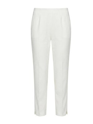 PESERICO: Casual Hosen - Casual Hose - Weiß