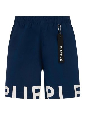PURPLE BRAND: Shorts - Short - Bleu