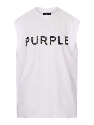 PURPLE BRAND: Tops & Débardeurs - Top - Blanc