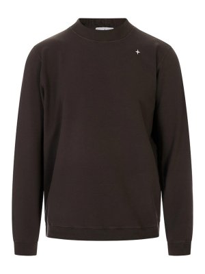 STONE ISLAND: Sweatshirts & Pulls - Sweat-Shirts - Gris