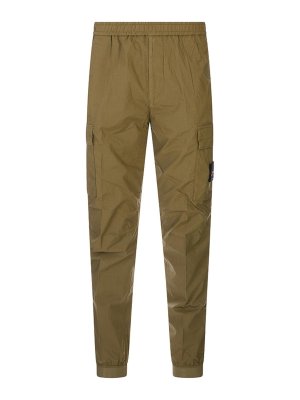 STONE ISLAND: Pantalons casual - Pantalons Décontractés - Vert