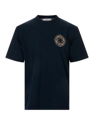 STONE ISLAND: T-shirts - T-Shirt - Blau