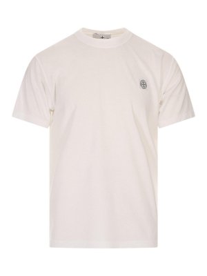 STONE ISLAND: Camisetas - Camiseta - Blanco