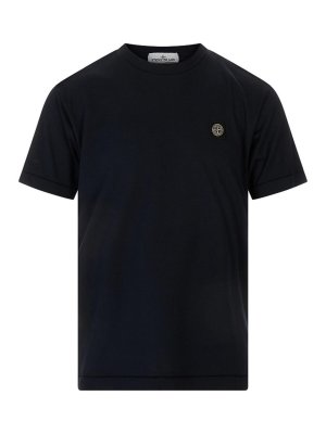 STONE ISLAND: T-shirts - T-Shirt - Blau
