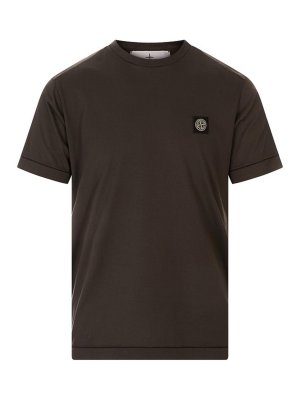 STONE ISLAND: T-shirts - T-Shirt - Grau
