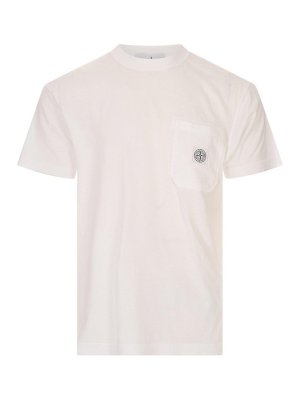 STONE ISLAND: Camisetas - Camiseta - Blanco