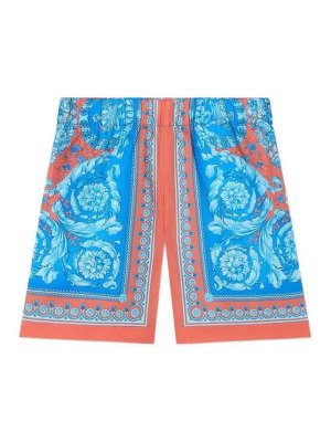 VERSACE YOUNG: Hosen Shorts - Shorts - Blau