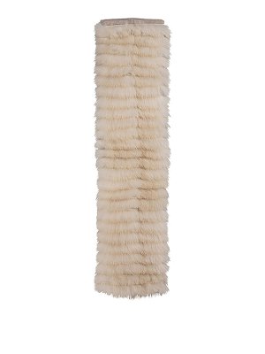 AGNONA: scarves - Mink Fur Scarf Insert