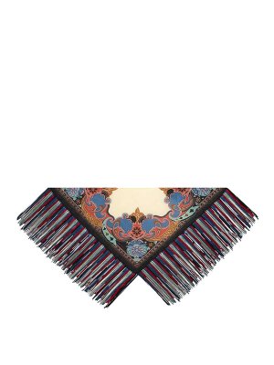 ETRO: Stoles & Shawls - Foulard With Fringe