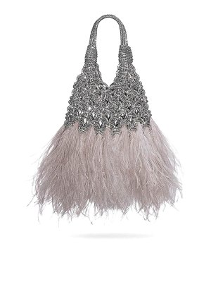 HIBOURAMA: Sacs portés épaule  - Sac Porté Épaule - Argent