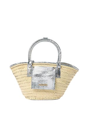 JACQUEMUS: バケットバッグ - バケットバッグ - 銀