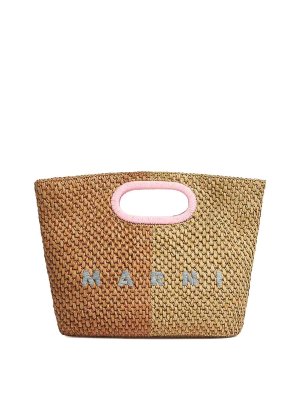 Marni: トートバッグ - トートバッグ - ブラウン