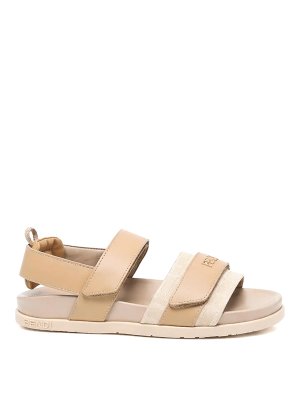 Fendi Jr: Sandales - Sandales - Marron