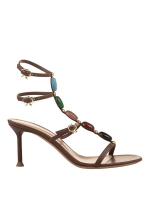 Gianvito Rossi: サンダル - サンダル - ブラウン