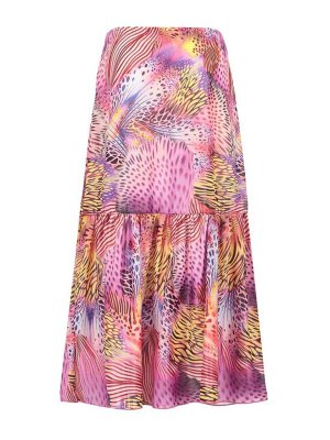 4GIVENESS: Knee length skirts & Midi - Long Georgette Skirt