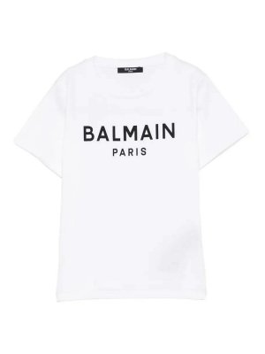 Balmain: t-shirt - T-Shirt Con Logo