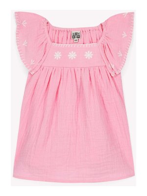 BONTON: knee length dresses - Dress With Embroidery