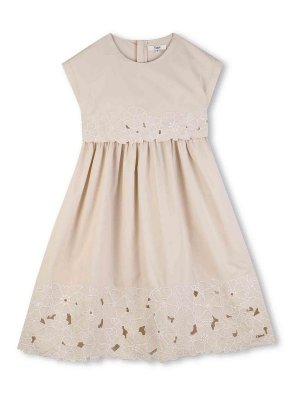CHLOE': Knielange Kleider - Knielanges Kleid - Rosa
