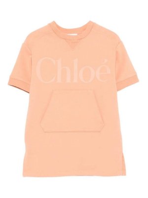 CHLOE': Knielange Kleider - Knielanges Kleid - Rosa