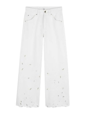 CHLOE': pantaloni casual - Pantaloni Con Ricamo