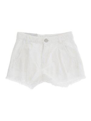 DONDUP: Shorts - Shorts - Blanco