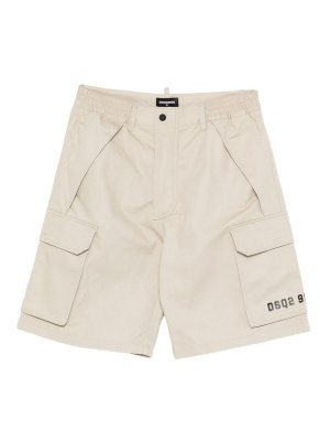 DSQUARED2: トラウザーショーツ - ショートパンツ - ベージュ