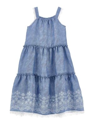 ERMANNO SCERVINO: Knielange Kleider - Knielanges Kleid - Blau