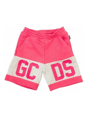 GCDS: pantaloni shorts - Bermuda In Felpa