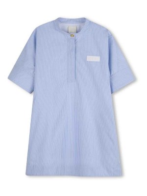 GIVENCHY: Knielange Kleider - Knielanges Kleid - Hellblau