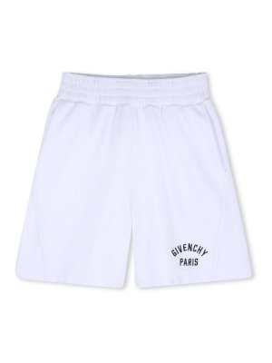 GIVENCHY: Trousers Shorts - Bermuda shorts with logo print