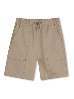 Hugo Boss: トラウザーショーツ - ショートパンツ - ブラウン