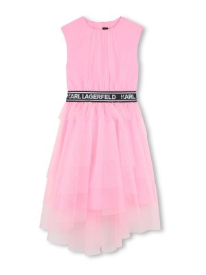 KARL LAGERFELD: Knielange Kleider - Knielanges Kleid - Rosa