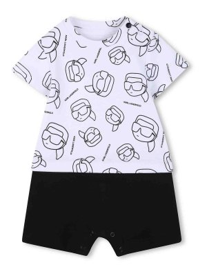 KARL LAGERFELD: jumpsuits - Onesie With Logo