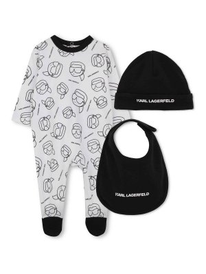 KARL LAGERFELD: Combinaison-pantalons - Combinaison - Blanc