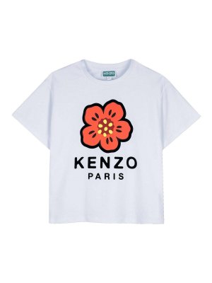 KENZO: T-shirts - T-Shirt - Bleu Clair