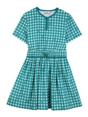 KIDS AROUND: ニーレングスドレス - 膝丈ドレス - 緑