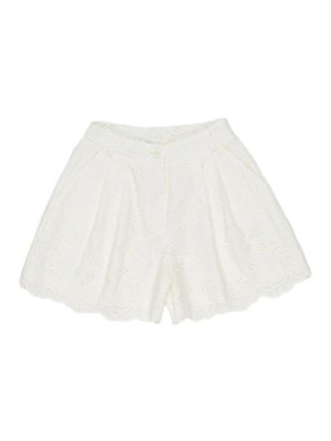LULU BY MISS GRANT: pantaloni shorts - Shorts In Sangallo