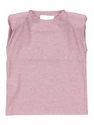 LULU BY MISS GRANT: t-shirt - T-Shirt Con Spalline