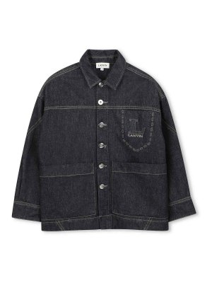 LANVIN: casual jackets - Jacket With Logo
