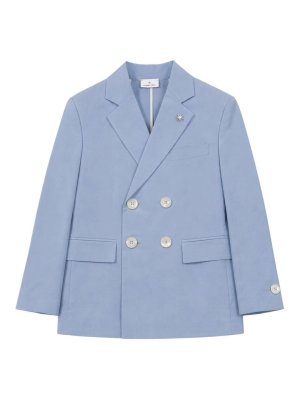 MANUEL RITZ : Blazer - Blazer - Azul Claro