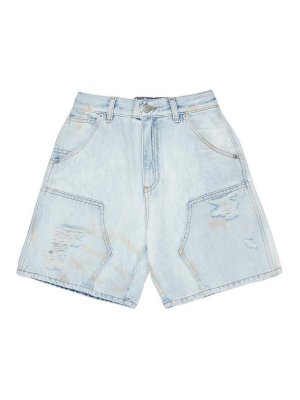 MM6 MAISON MARGIELA: Hosen Shorts - Shorts - Blau