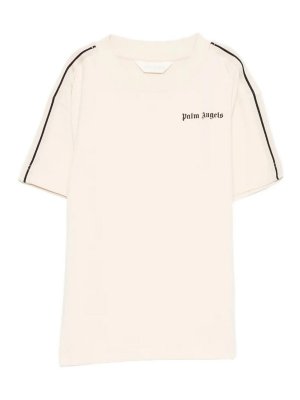 Palm Angels: Tシャツ - Tシャツ - ベージュ