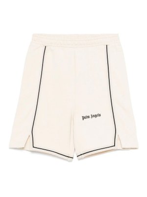Palm Angels: Trousers Shorts - Bermuda shorts with logo