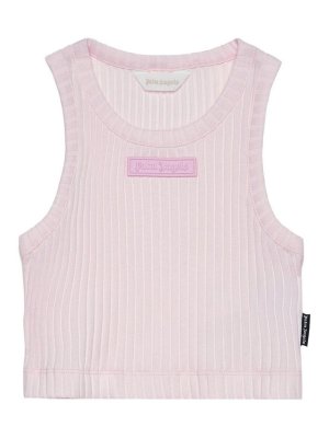Palm Angels: Tops und Tank Tops - Top - Nude