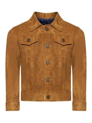 ROBERTO CAVALLI: Lederjacken - Lederjacke - Braun