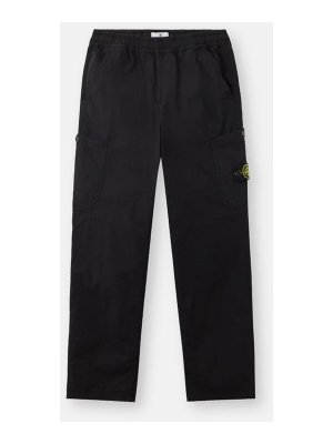 Stone Island Junior: Pantalons casual - Pantalons Décontractés - Noir